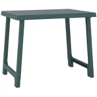 vidaXL Campingtafel hout-look 79x56x64 cm PP groen