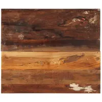 vidaXL Tafelblad rechthoekig 15-16 mm 60x70 cm massief gerecycled hout