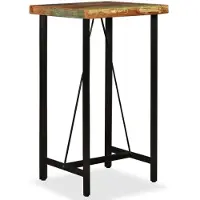 vidaXL Bartafel 60x60x107 cm massief gerecycled hout