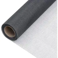 vidaXL Gaas 100x1000 cm glasvezel grijs