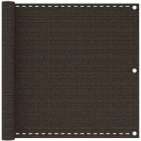 vidaXL Balkonscherm 90x500 cm HDPE bruin