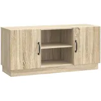 vidaXL TV Kast 102 x 34,5 x 47 cm Sonoma Eiken Bewerkt hout