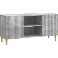 vidaXL TV Kast 102 x 34,5 x 50 cm Betongrijs Bewerkt hout