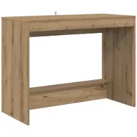 vidaXL Bedtafel/Bureau Artisan-Eik, houtvezel, 100 x 45 x 75 cm