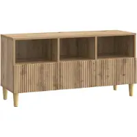 vidaXL TV Kast 102 x 34,5 x 50 cm Artisanaal eiken Bewerkt hout