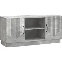 vidaXL TV Kast 102 x 34,5 x 47 cm Betongrijs Bewerkt hout