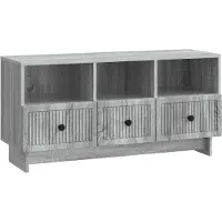 vidaXL TV Kast met lade Grijs sonoma 102 x 34,5 x 50 cm Bewerkt hout