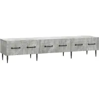 vidaXL TV Kast met lade Betongrijs 147 x 34,5 x 30 cm Bewerkt hout