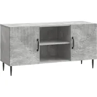 vidaXL TV Kast Betongrijs 102 x 34,5 x 50 cm Bewerkt hout