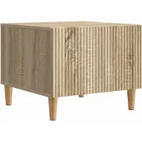 vidaXL Salontafel met lade Sonoma Eiken 49 x 50 x 40 cm Bewerkt hout