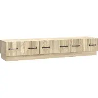 vidaXL TV Kast met lade Sonoma Eiken 147 x 34,5 x 27 cm Bewerkt hout