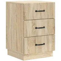 vidaXL Nachtkastje Sonoma Eiken 43 x 41 x 63,5 cm Bewerkt hout