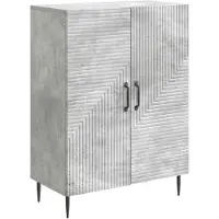 vidaXL Dressoir Betongrijs 66 x 34,5 x 89,5 cm Bewerkt hout
