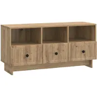 vidaXL TV Kast 102 x 34,5 x 50 cm Artisanaal eiken Bewerkt hout