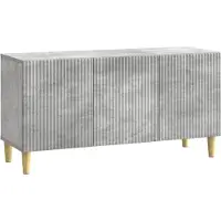 vidaXL TV Kast 99 x 34,5 x 50 cm Betongrijs Bewerkt hout