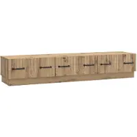vidaXL TV Kast 147 x 34,5 x 27 cm Artisanaal eiken Bewerkt hout