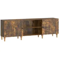 vidaXL TV Kast 150 x 31 x 50 cm Gerookt eiken Bewerkt hout