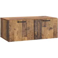 vidaXL Wandmontage TV-kast Oud hout 78,5 x 41 x 30 cm Bewerkt hout