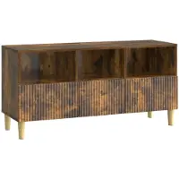 vidaXL TV Kast 102 x 34,5 x 50 cm Gerookt eiken Bewerkt hout