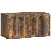 vidaXL Wandmontage TV-kast Gerookt eiken 59,5 x 31 x 30 cm