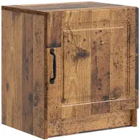 vidaXL Nachtkastje Oud hout 43 x 34,5 x 47 cm Bewerkt hout