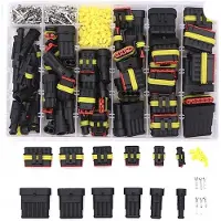 Rosfix Waterdichte Elektrische Connector Set - 622 Stuks IP67 met Afdichtingen - 14A 24V 0,5–1,5 Mm²