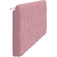 vidaXL Hoofdbordkussen 200 cm fluweel roze