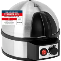 Aura Eierkoker electrisch - Eierkoker - Eierkoker met timer - Grijs - 21cm x 20cm x 17cm