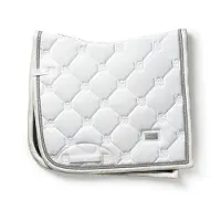 Equestrian Stockholm dressuur zadeldekje crystal white glimmer full