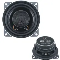 TCP Dietz 2-Way Coax-Speaker-Set 100mm, 4 inch, 80W