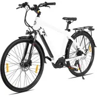 Hiland Allanton Elektrische Mountainbike 27,5 inch – E-MTB Unisex met Hydraulische Schijfremmen – 250W Motor – 36V 10.4Ah Accu – 7 Versnellingen