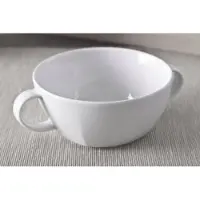 Lubiana Victoria Bouillonkom Wit 300 ml Porselein met Oren