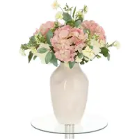 Maxifleur Kunstplanten Handgebonden Kunstboeket Rose York - Roze 65cm