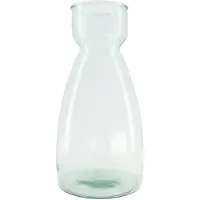 Dijk Natural Collections Vaas gerecycled glas lang