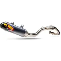 FMF 25-26 Honda CRF250R/RX FACTORY 4.1Alum RCT Slip-On Muffler W/R Carbon Cap w/SS MGBMB HDR