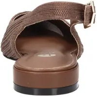 La strada Slingback Bruin Knitted - Damesschoenen - Maat - 41