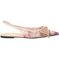 La strada Slingback Roze Mesh - Damesschoenen - Maat - 40