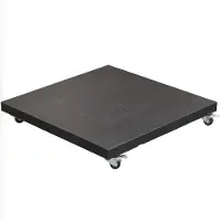 AVH-Collectie AVH parasolvoet 90 kg met 4 wielen donker zwart graniet