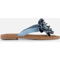 Lazamani Slippers blauw Synthetisch Maat 38
