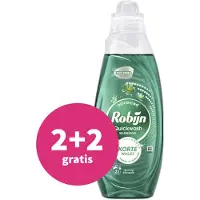 Robijn 2+2 gratis: Advanced Quickwash Vloeibaar Wasmiddel Spring Blossom 22 Wasbeurten 837 ml