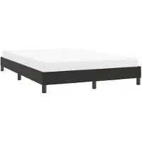 vidaXL Bedframe zonder matras 140x220 cm fluweel zwart