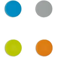 MAUL Whiteboard-magneten Kleurenassortiment draagkracht 32.6 mm 4 Stuks