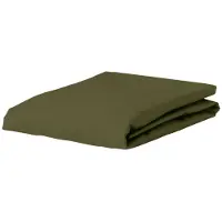 Essenza Topper Hoeslaken Minte Moss (Satijn)-180 x 200 cm