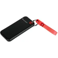 Verbatim Pocket SSD 128GB Draagbaar USB 3.2 Gen 2 Rood, zwart 32434