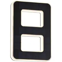 Paulmann Solar LED-huisnummerverlichting incl. verwisselbare accu Nummer 8 IP44 3000K 6lm Zwart