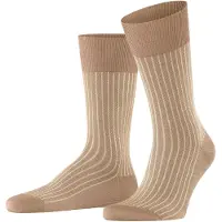 Falke Sokken Men Oxford Stripe Camel-Schoenmaat 43 - 44