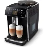 Saeco SM6480/00, espressomachine, 1,8 liter, geschikt voor gemalen koffie, ingebouwde molen, 1500 W, zwart