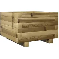vidaXL Plantenbak 40x40x26,5 cm geïmpregneerd grenenhout
