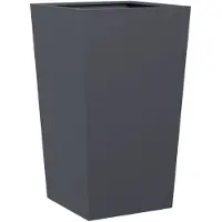 vidaXL Plantenbak 45x45x75 cm staal antracietkleurig