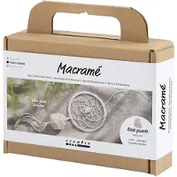 Creativ Company CC Mini Hobbyset Macramé Dromenvanger met Rozenkwarts